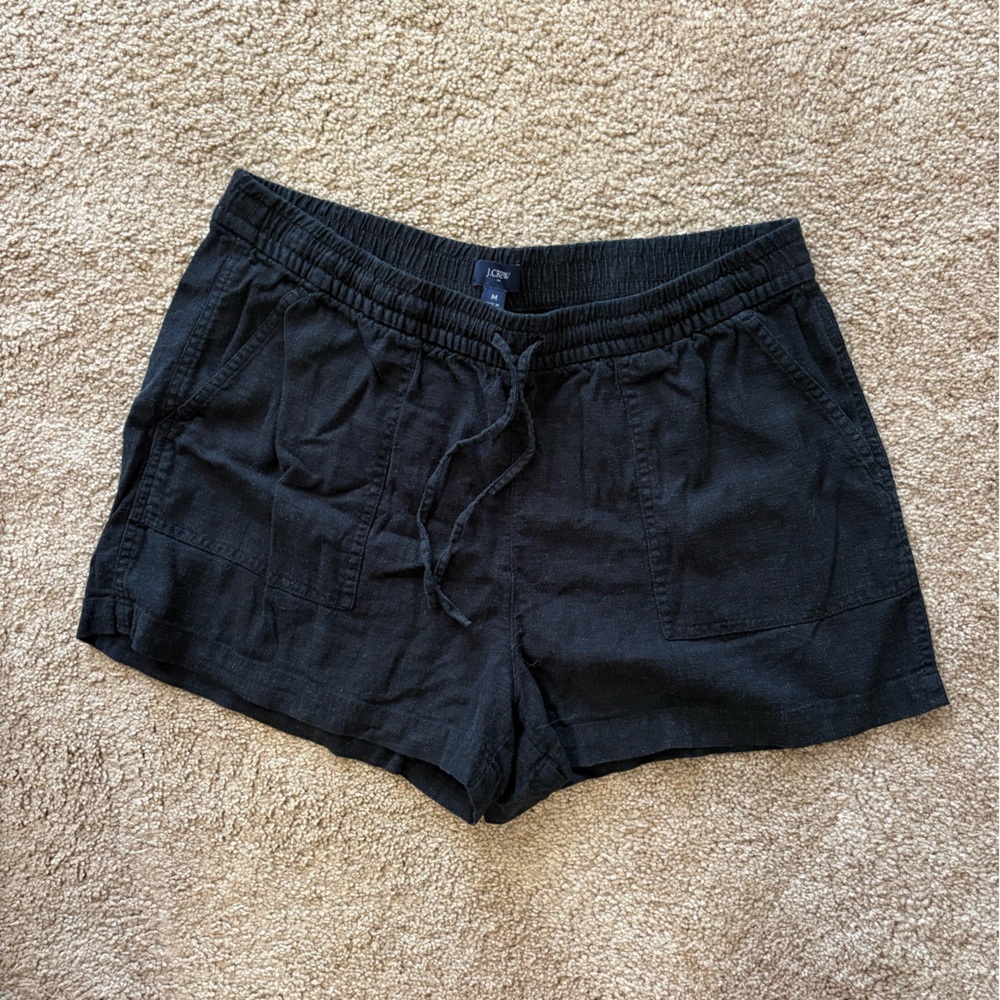J. Crew Factory Women's Black Cargo Shorts